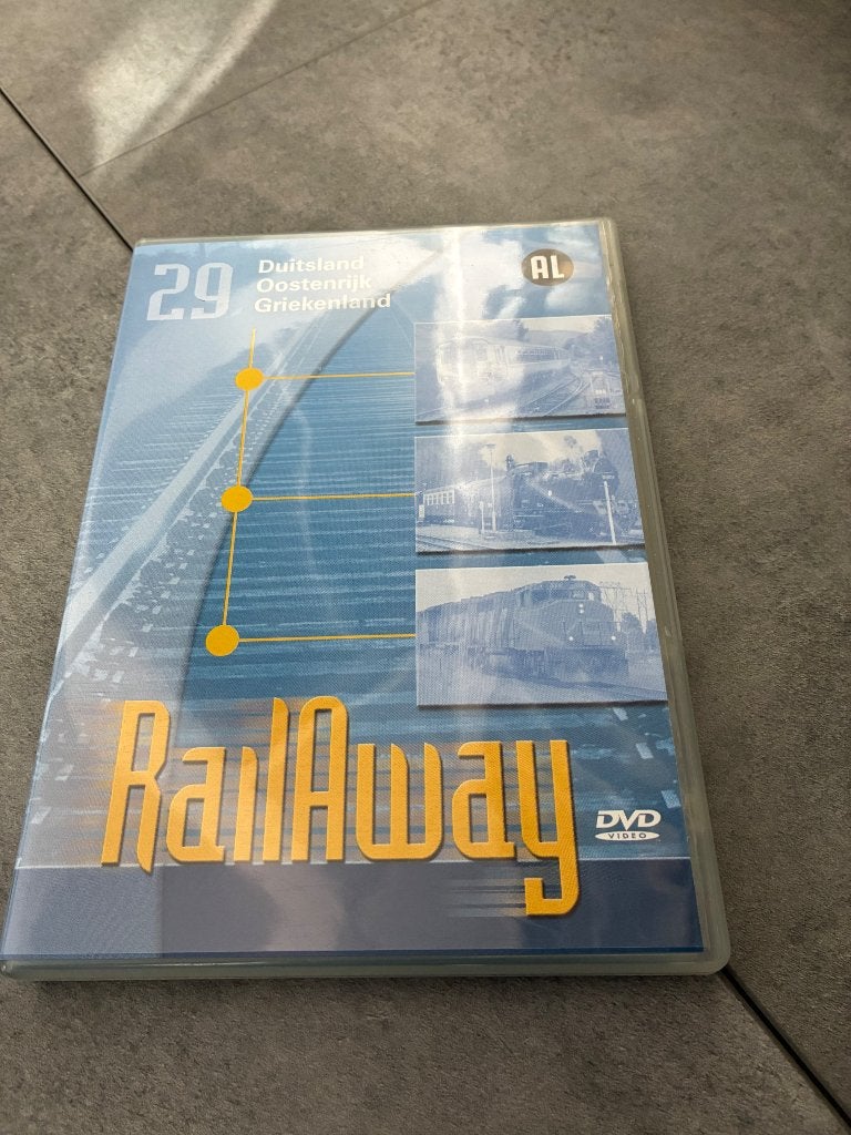 Rail Away 29 Duitsland Oostenrijk Griekenland dvd, Cd's en Dvd's, Alle leeftijden, Ophalen of Verzenden, Zo goed als nieuw