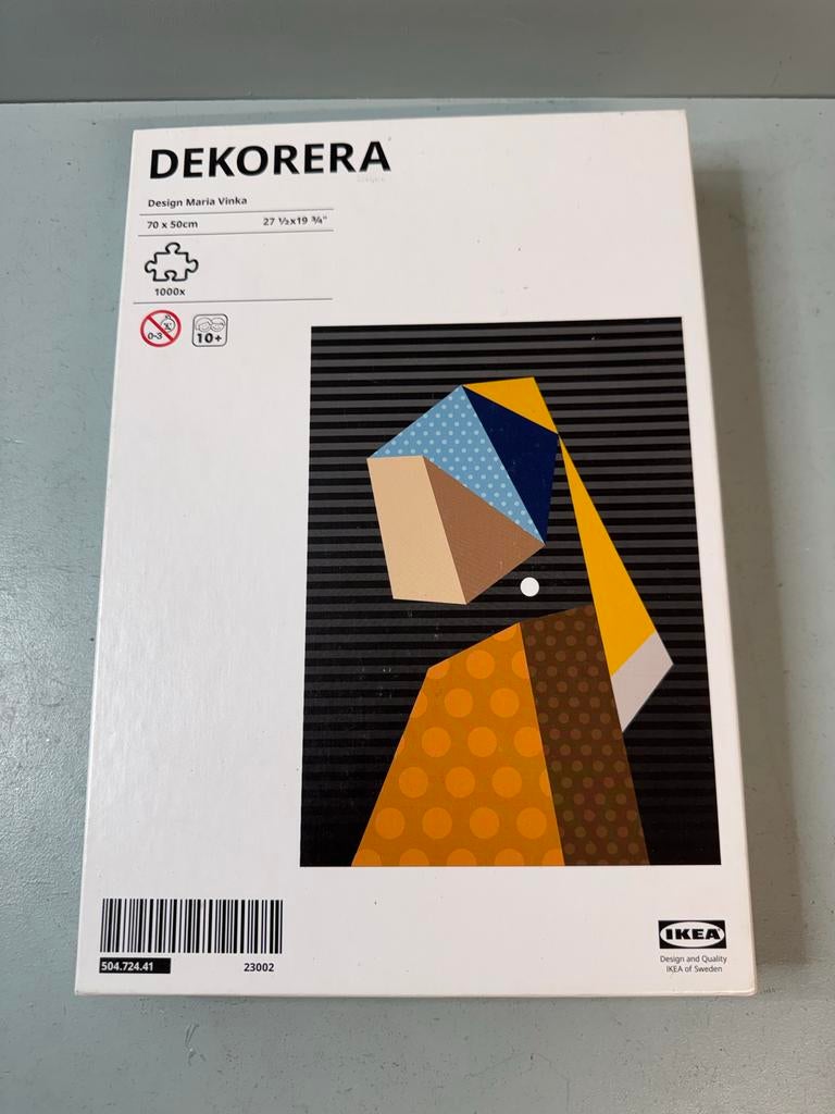 IKEA DEKORERA Puzzel Maria Vinka 1000 stukjes, Ophalen of Verzenden, 500 t/m 1500 stukjes, Nieuw, Legpuzzel