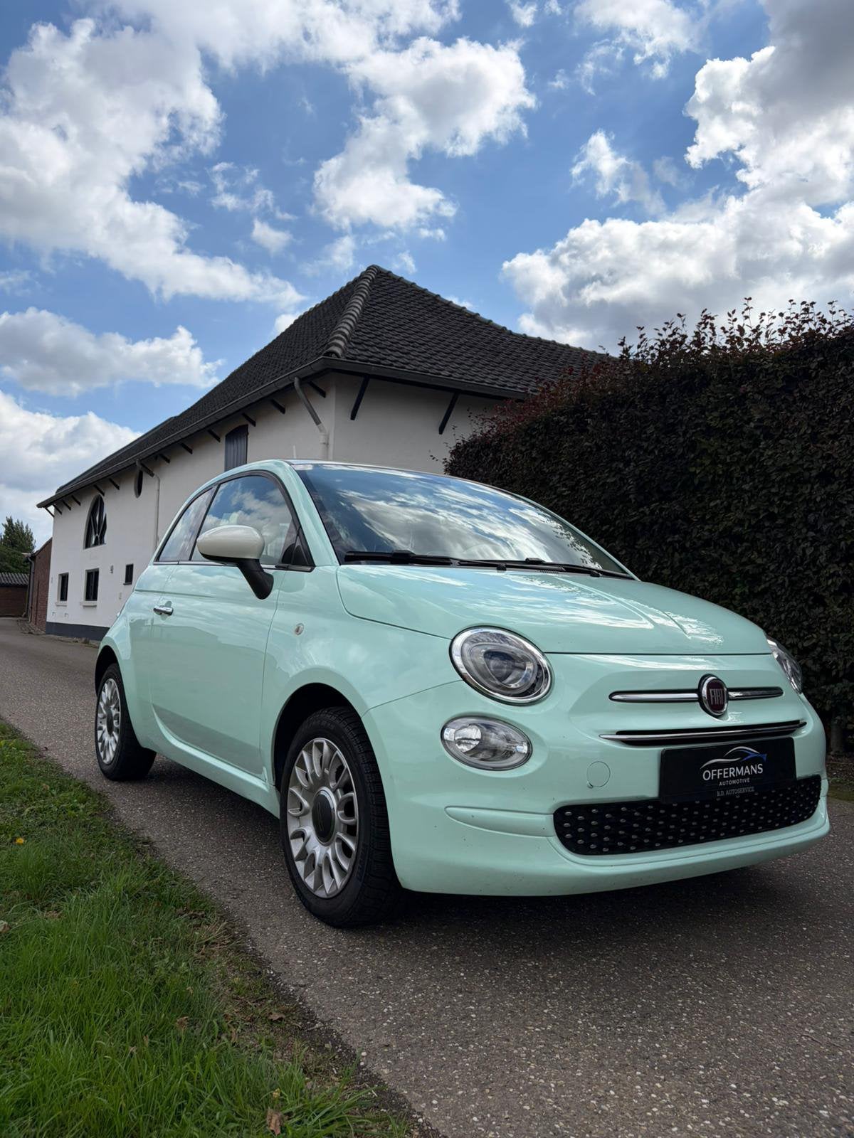 Fiat 500 1.2 Lounge | Airco | Leren bekleding | Carplay, Voorwielaandrijving, 4 cilinders, Leder, Bedrijf