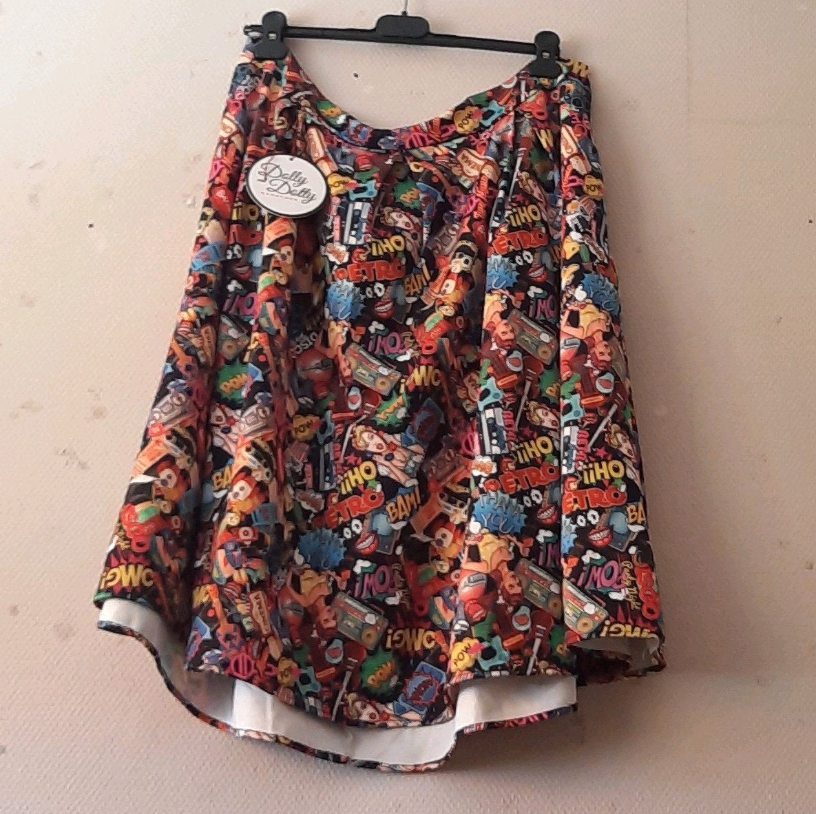 Dolly dotty rok retro maat 20 (XXXL), Kleding | Dames, Ophalen of Verzenden, Nieuw, Maat 46/48 (XL) of groter, Onder de knie