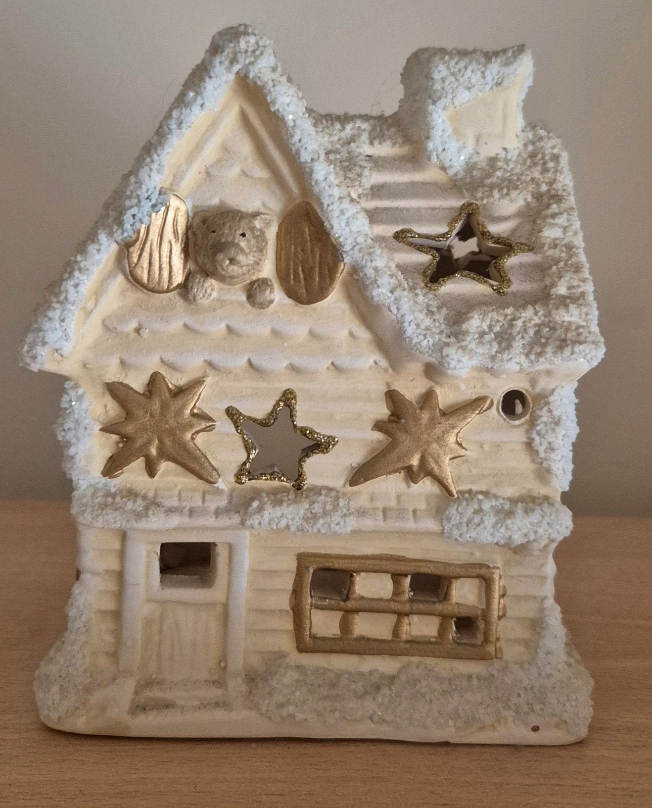 Huisje, theelicht houder, Ophalen of Verzenden