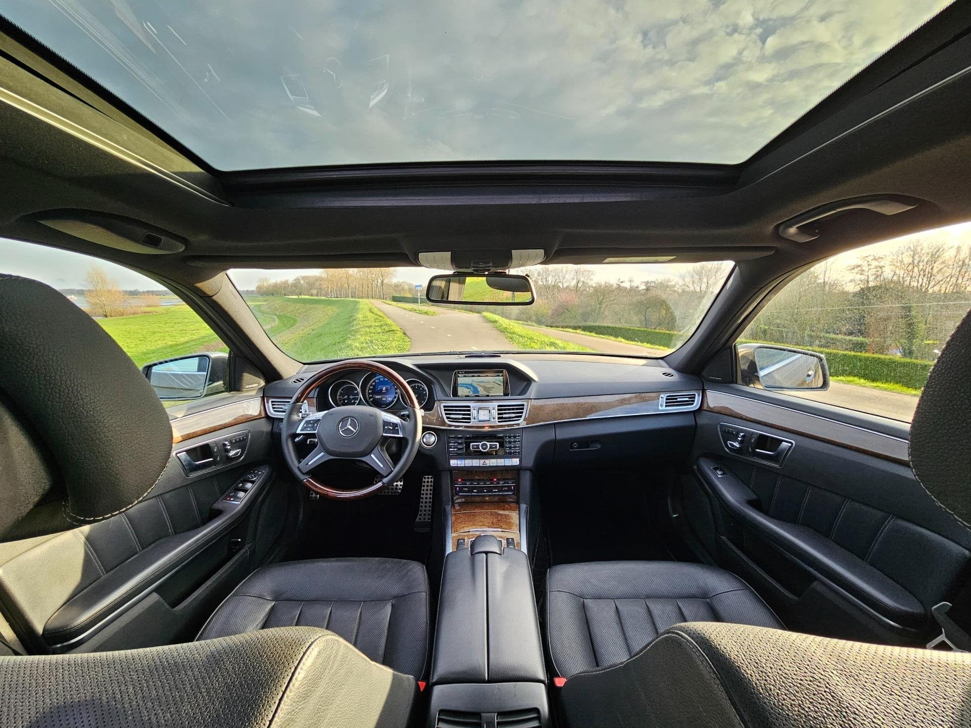 Mercedes-Benz E-klasse Estate 500 4MATIC AMG | Sonderlackier, Auto's, Euro 5, Gebruikt, Bruin, 408 pk