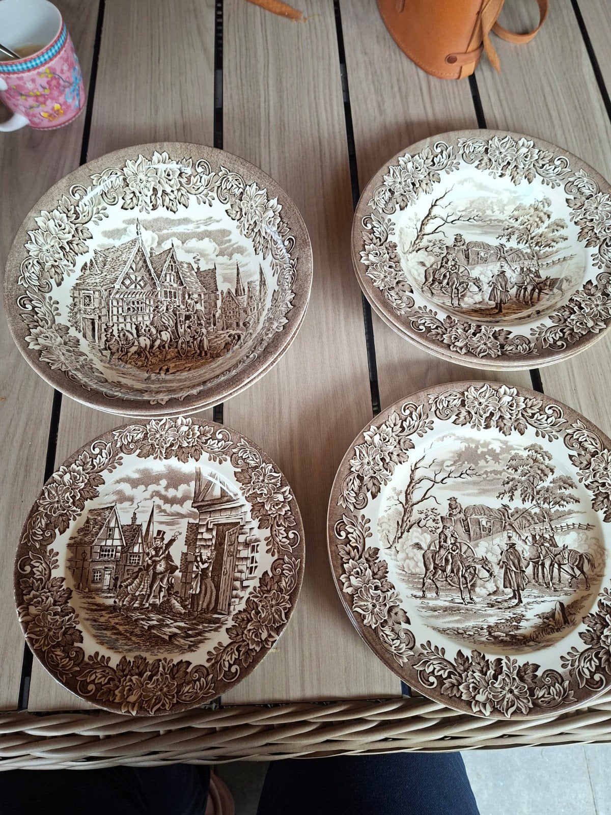 staffordshire serviesgoed, English ironstone tableware, Antiek en Kunst, Curiosa en Brocante, Ophalen