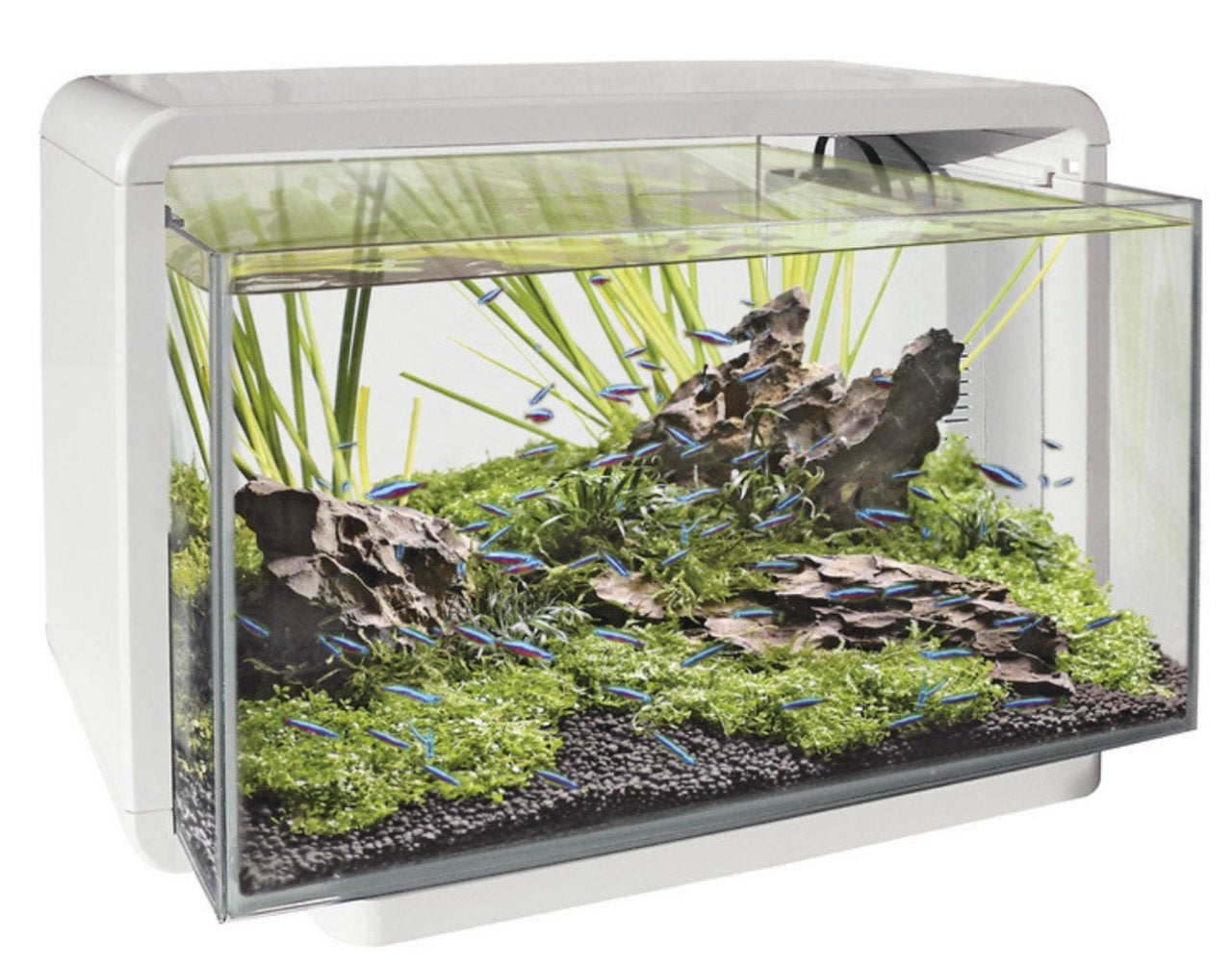 Complete Superfish Home 25 Wit + Luxe Testset & Toebehoren, Dieren en Toebehoren, Vissen | Aquaria en Toebehoren, Ophalen, Zo goed als nieuw