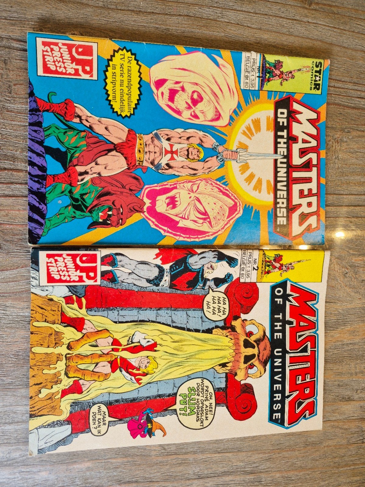 Masters of the Universe stripboeken - Nrs. 1 & 2 (1987), Boeken, Meerdere stripboeken, Ophalen of Verzenden, Gelezen, Mike Carlin