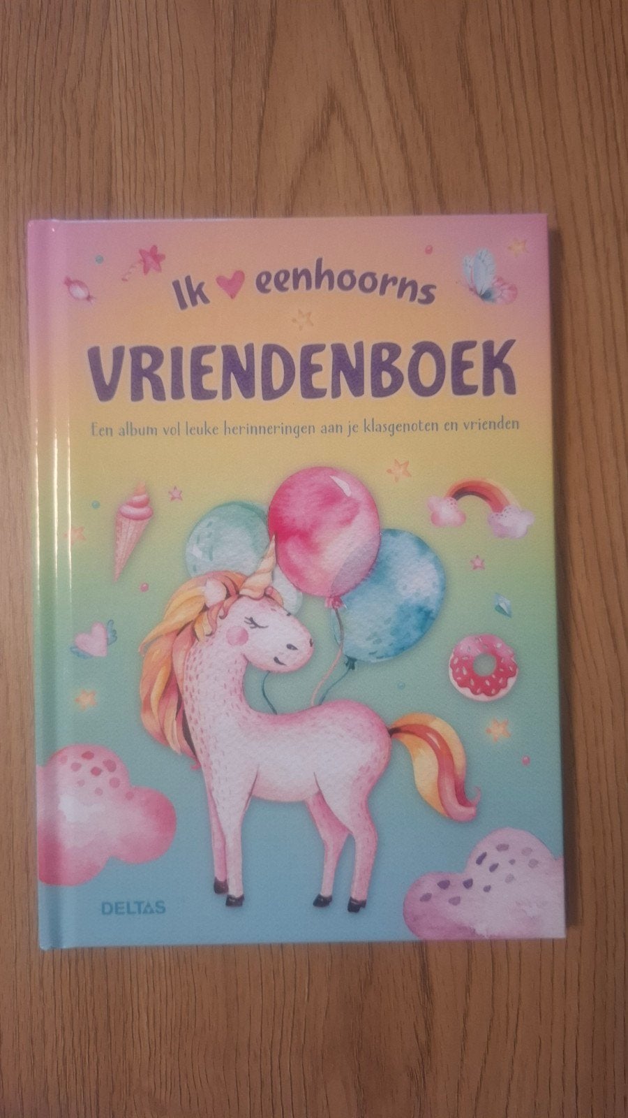 Vriendenboek Ik hou van eenhoorns - Deltas, Boeken, Kinderboeken | Jeugd | onder 10 jaar, Ophalen of Verzenden, Nieuw, Onbekend