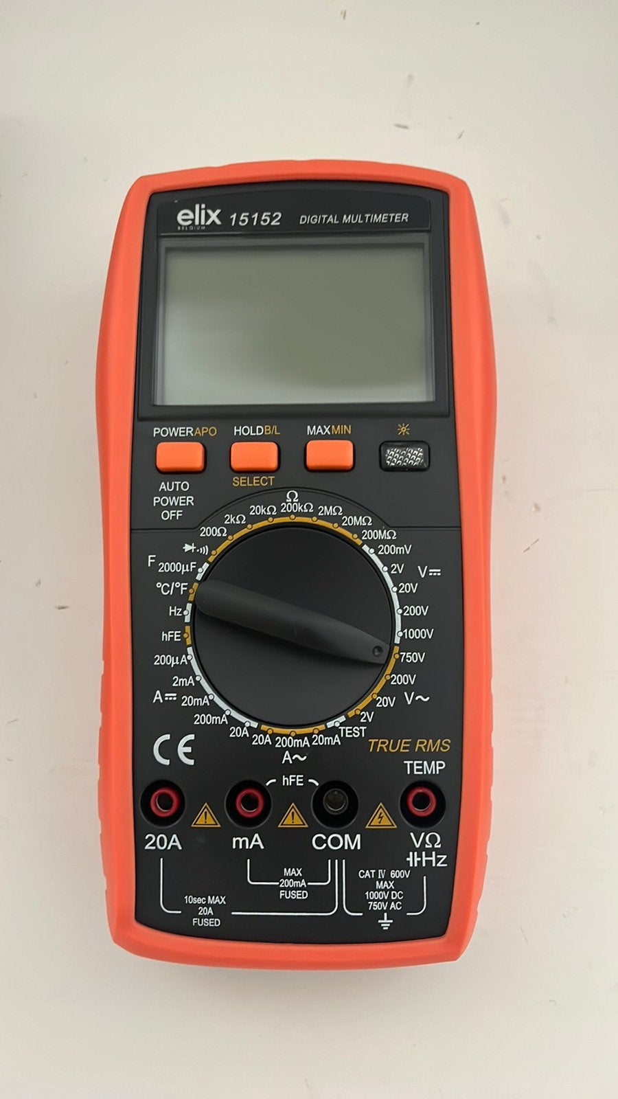 Elix - LCD Digitale Multimeter 15152, Verzenden, Nieuw, Multimeter