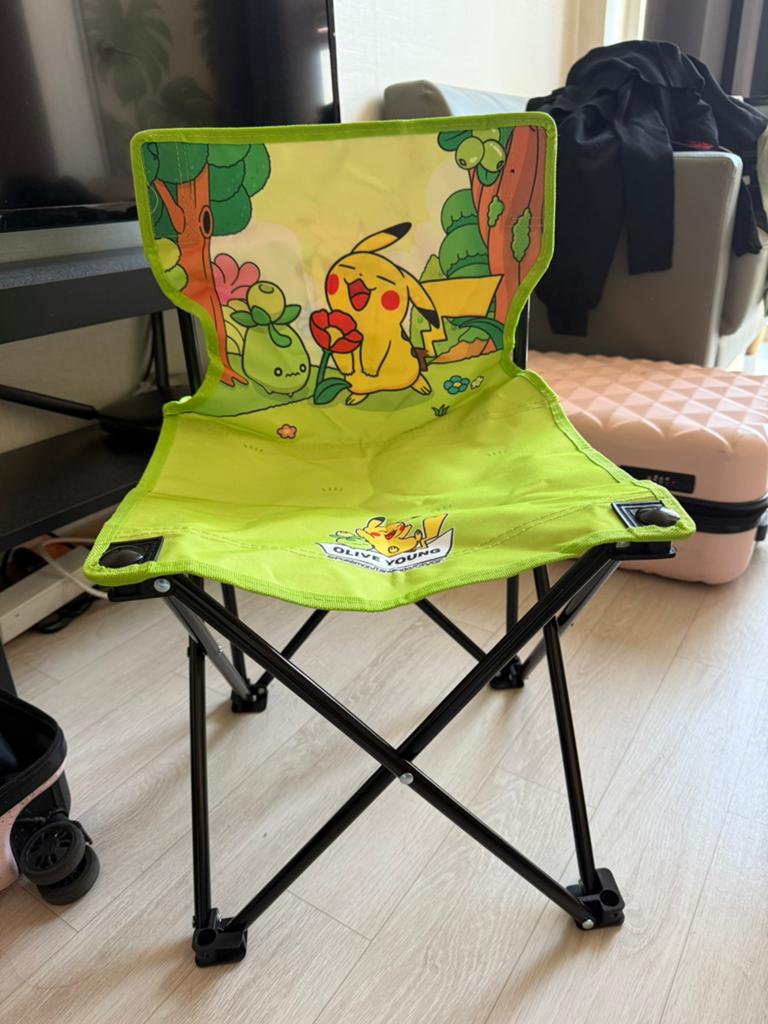pokémon x olive young camping chair, Ophalen of Verzenden, Zo goed als nieuw