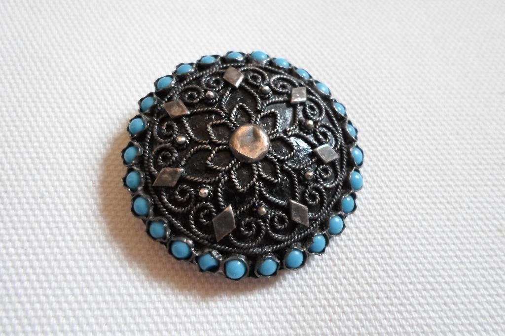 Broche Zilver 935 835, Antiek en Kunst, Ophalen of Verzenden, Zilver