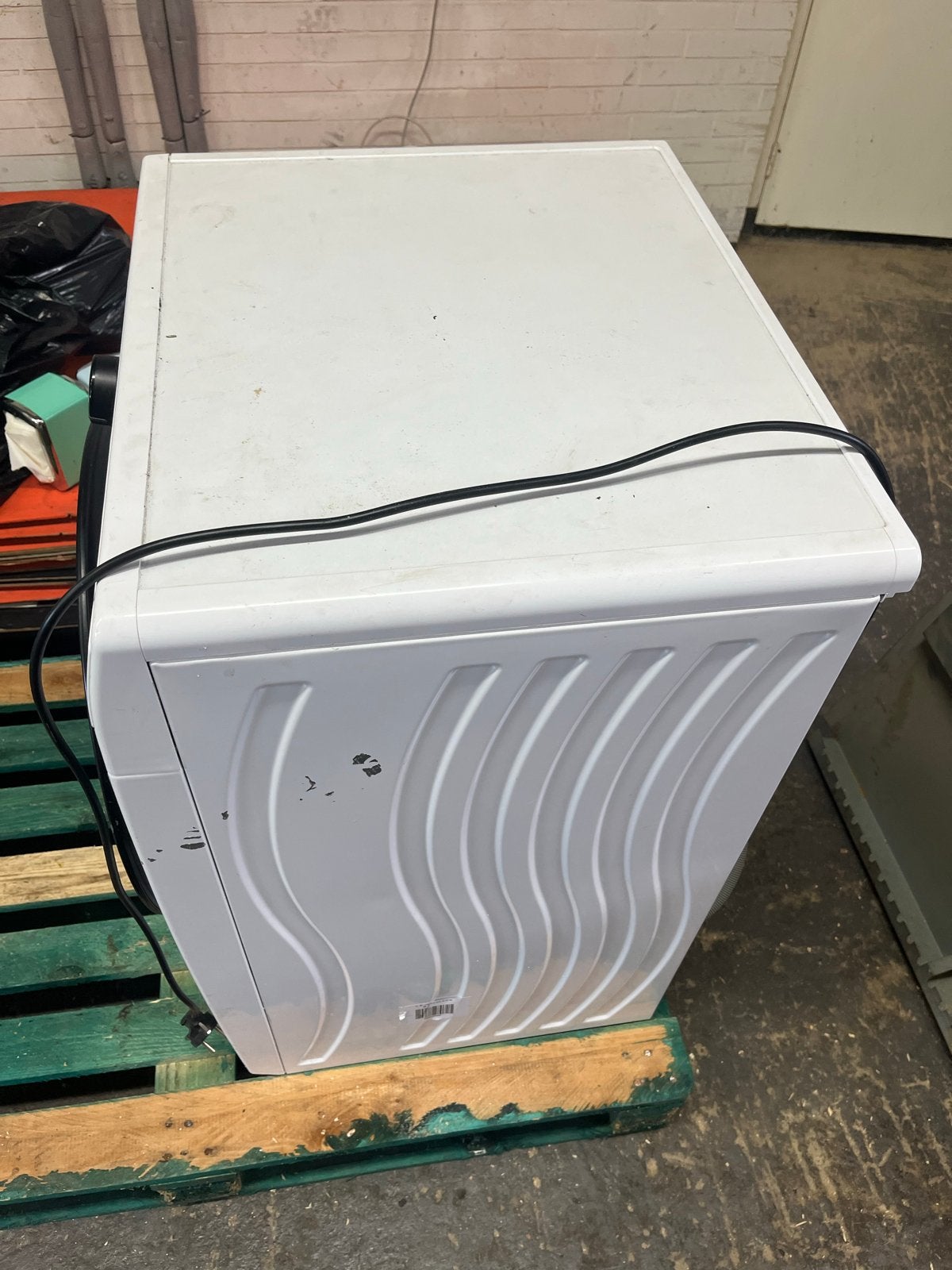 Hisense WFGE801439VMQ Wasmachine - 8kg, Voorlader, Ophalen, 1200 tot 1600 toeren, Gebruikt, 8 tot 10 kg