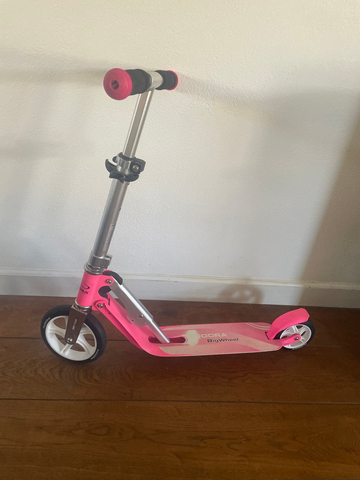 Roze Hudora BigWheel Inklapbare Step - Gebruikt, Ophalen, Gebruikt, Gewone step