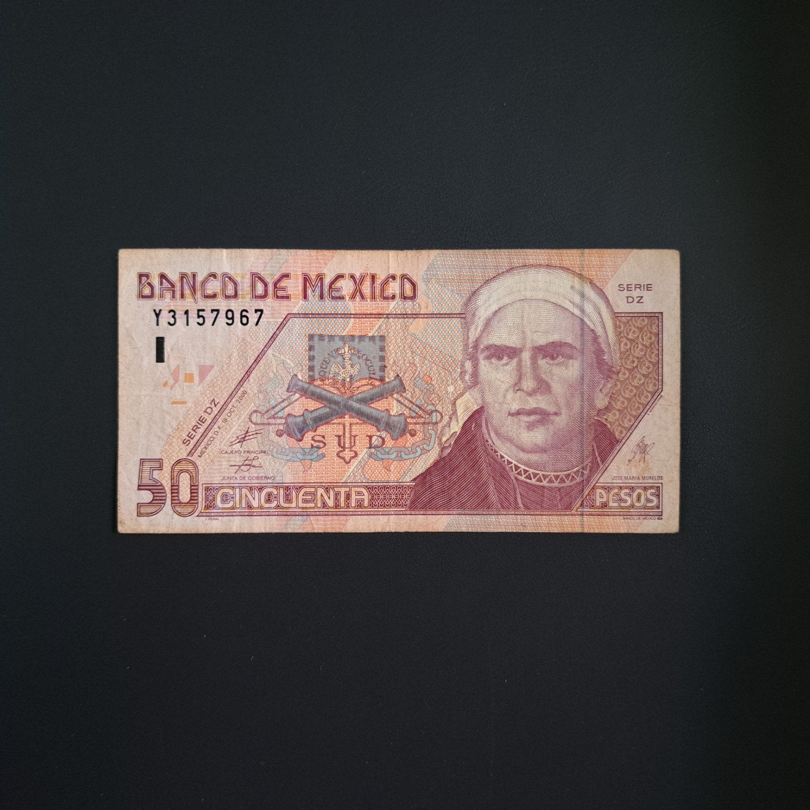 50 peso Mexico #041, Verzenden, Noord-Amerika, Los biljet