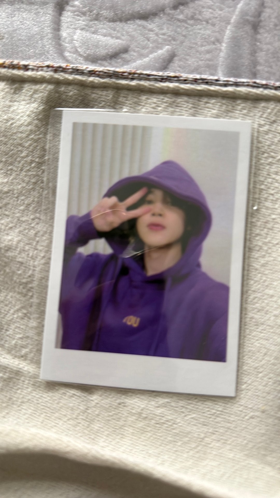 Bts Jimin With You Hoody Photocards, Ophalen of Verzenden, Zo goed als nieuw, Foto of Kaart