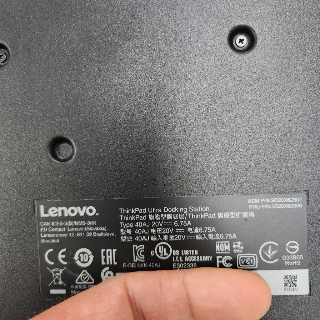 Lenovo Thinkpad dockingstation -40AJ0135EU, Computers en Software, Dockingstations, Niet ingevuld, Niet ingevuld, Nieuw, Ophalen of Verzenden