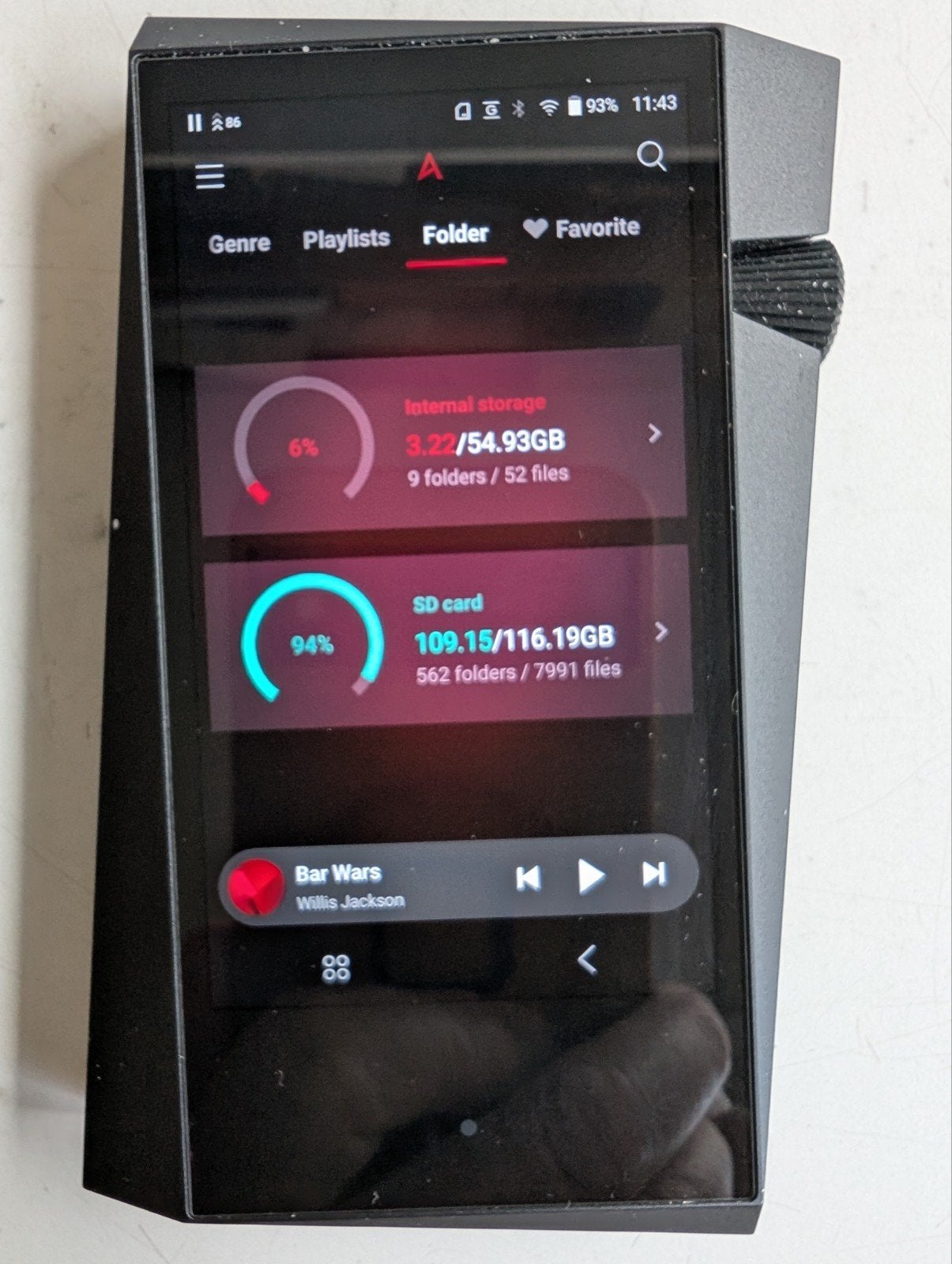 Astell&Kern SR35 64GB Charcoal Gray LDAC, Ophalen of Verzenden, Zo goed als nieuw, Overige merken, 40 GB en meer