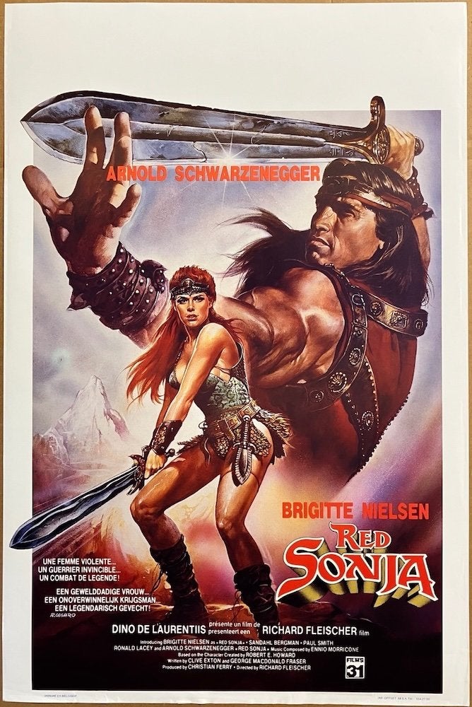 Jaren 80 - Originele filmposters- Actie/Horror/Fantasy, Verzenden, Zo goed als nieuw, A1 t/m A3, Film en Tv