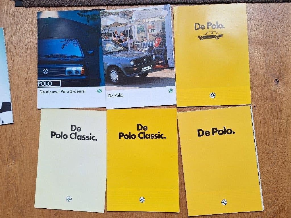 Volkswagen Polo classic folders 6 stuks, Volkswagen AG, Ophalen of Verzenden, Zo goed als nieuw, Volkswagen