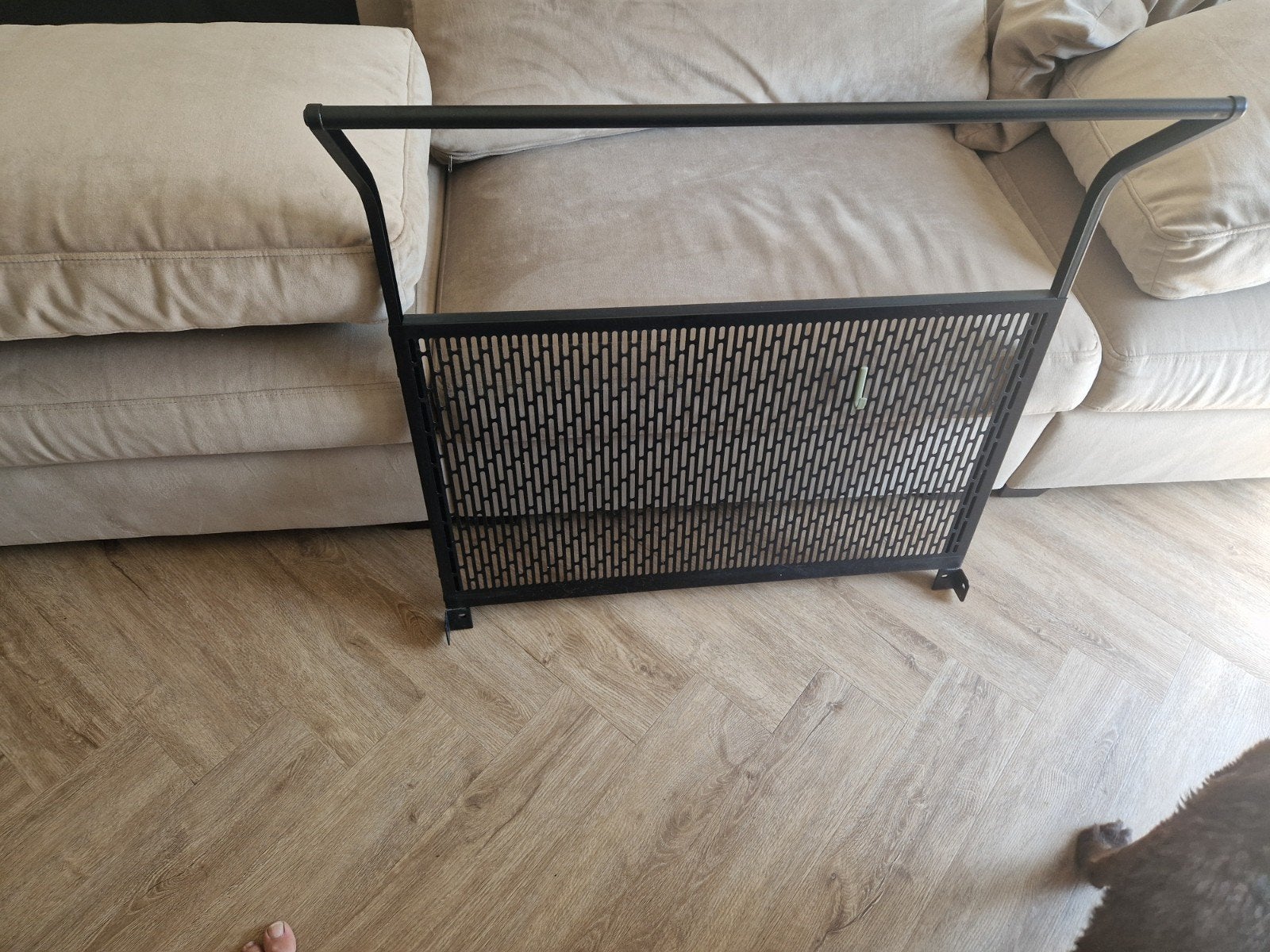 IKEA GRILLSKÄR Achterpaneel voor buitenkeuken, zwart, Ophalen, Overige typen, IKEA, Zo goed als nieuw