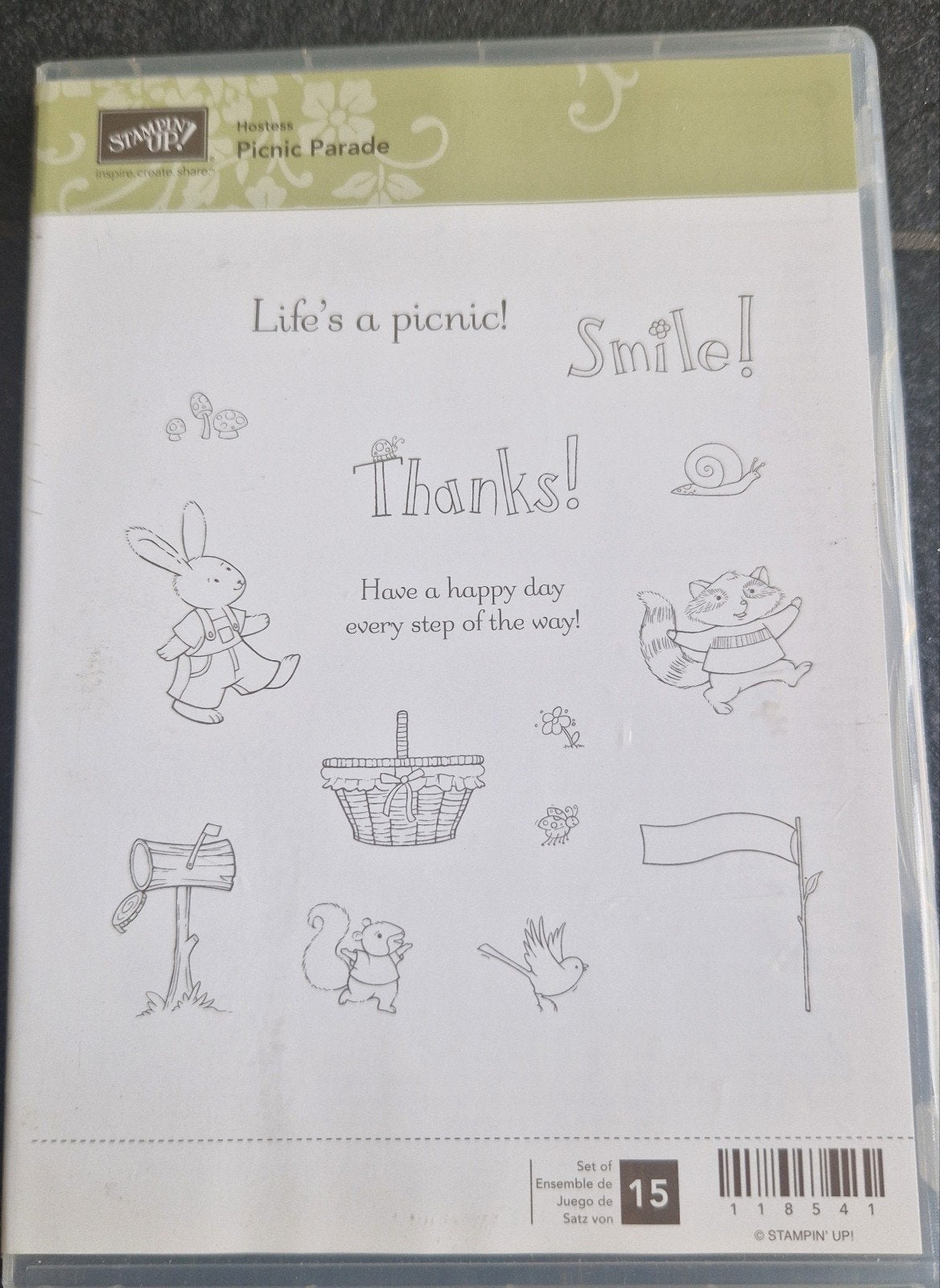 Mooie partij Stampin' Up! stempelsets (6 stuks) – o.a. Kerst, Ophalen of Verzenden, Houten stempel