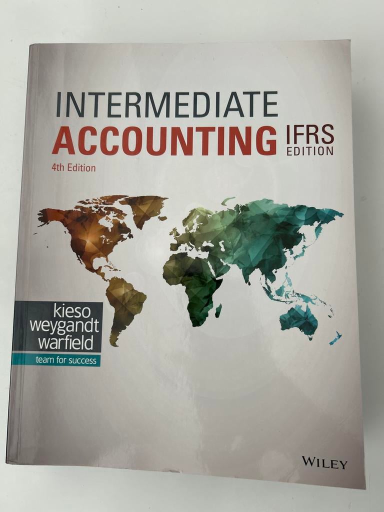 Intermediate Accounting IFRS Edition 4th Edition, Ophalen of Verzenden, Gamma, Nieuw, HBO
