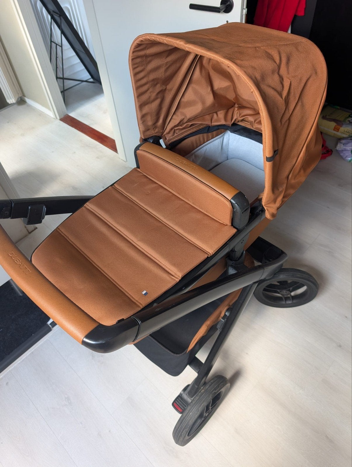 Dubatti 2 Kinderwagen - Compleet met Reiswieg en Accessoire, Gebruikt, Verstelbare duwstang, Ophalen, Kinderwagen