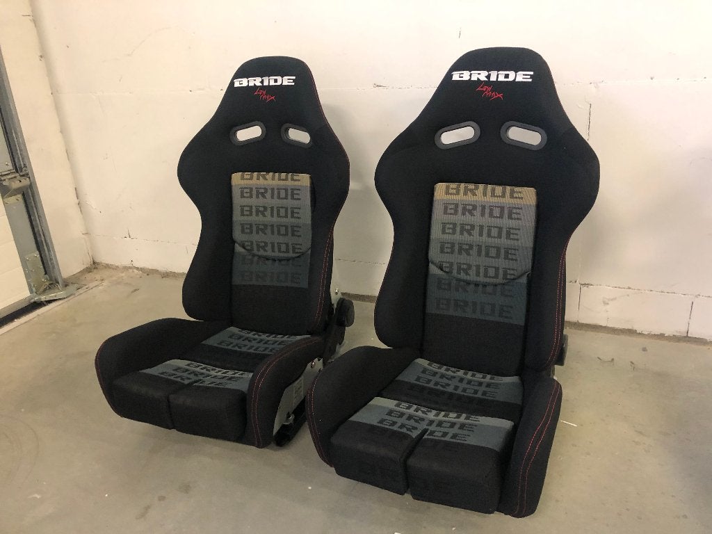 Bride Gias Low Max Black/Grey sportstoel kuipstoel, Auto diversen, Ophalen of Verzenden