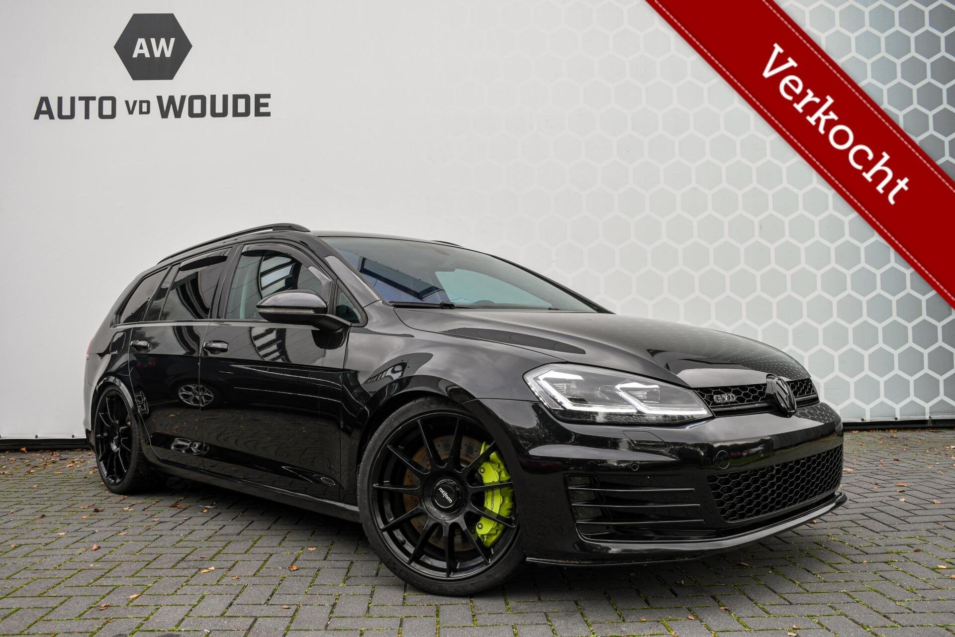 VW Golf Variant 1.6 TDI Highline Porsche remmen Airride Led, Voorwielaandrijving, Gebruikt, 4 cilinders, Zwart