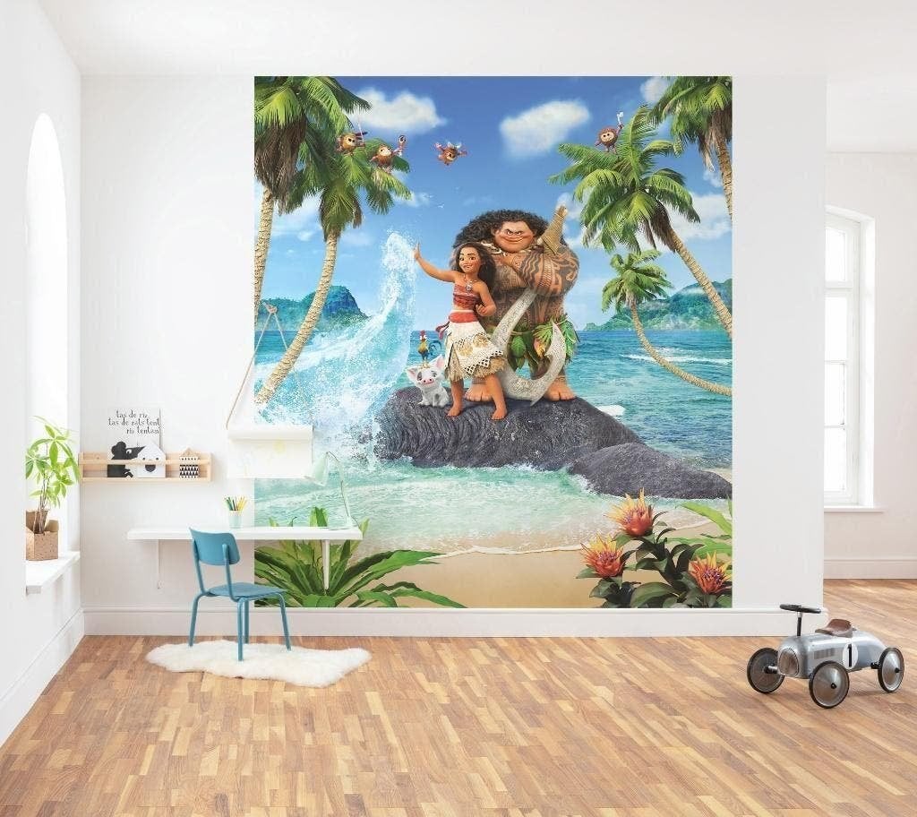 Vaiana Vlies Behang - 250x280 - Disney - Gratis Verzending, Verzenden