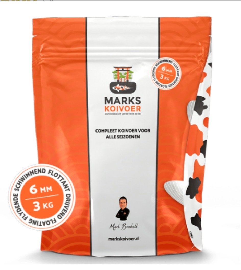 Marks koivoer 6mm drijvend weer volop in voorraad!, Dieren en Toebehoren, Karper of Koi