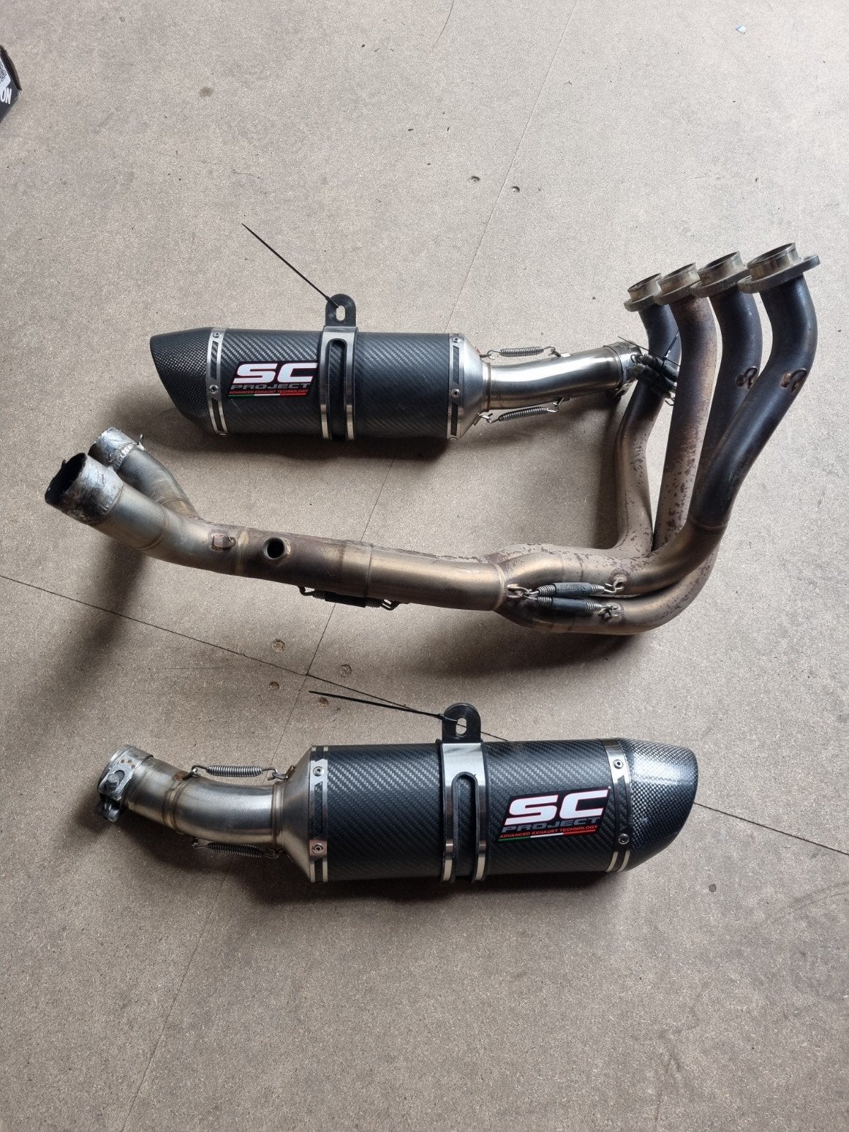 Akrapovic - SC Project uitlaat Kawasaki Z1000SX (2010-2019), Ophalen of Verzenden, Gebruikt