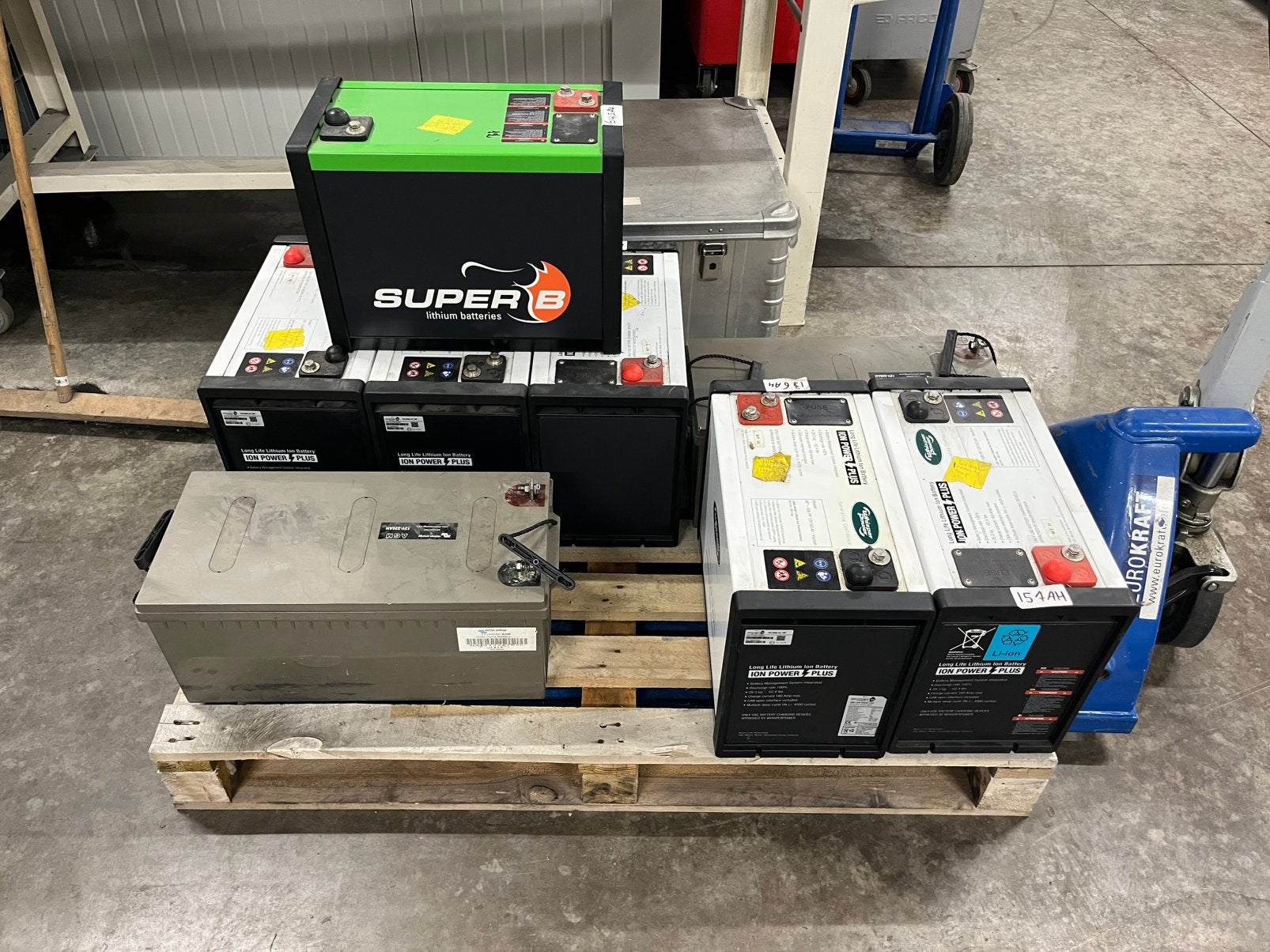 Super B Lithium Accu’s – diverse merken off grid zie fotos, Ophalen, Gebruikt