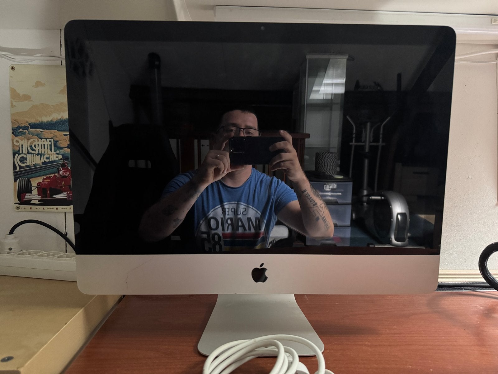 Apple iMac 21,5 inch - 8GB RAM, 174GB SSD + 500GB HDD, Computers en Software, Gebruikt, HDD en SSD, 2 tot 3 Ghz, 8 GB