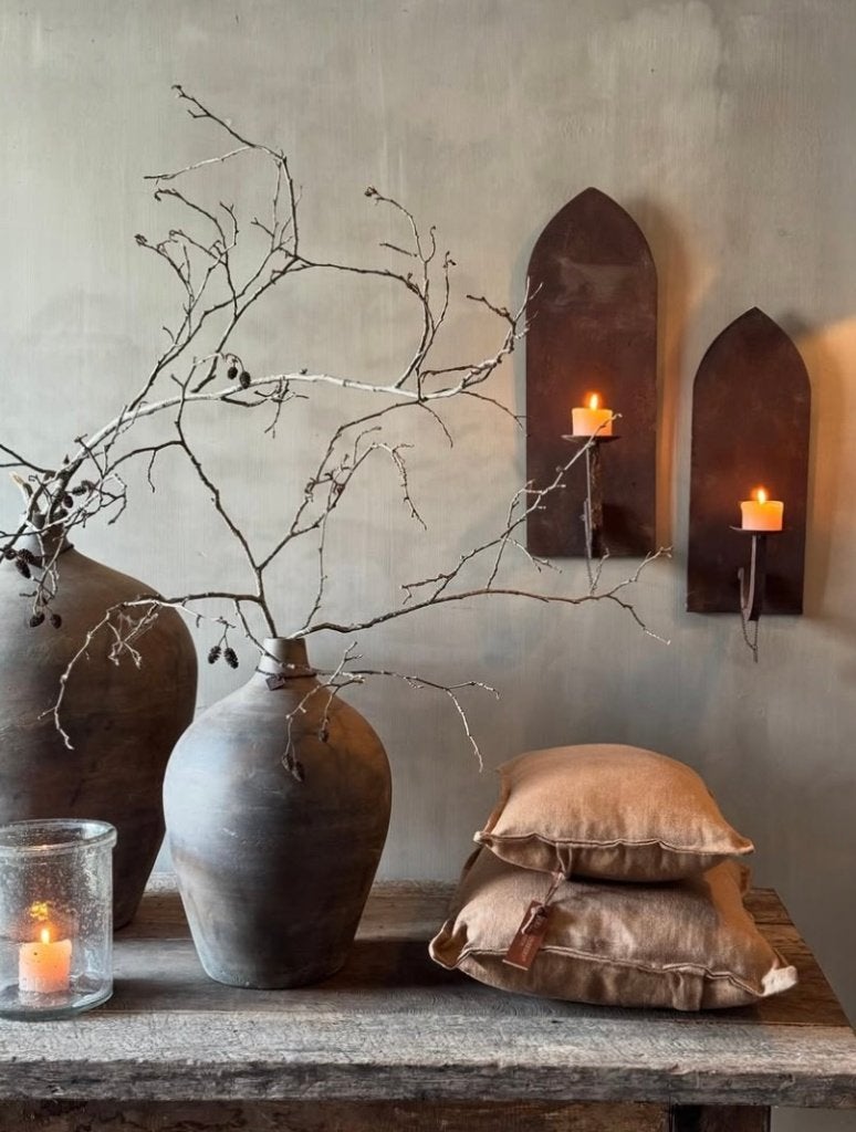Wandkandelaar Marrakech S Aura Peeperkorn wand stoer sober