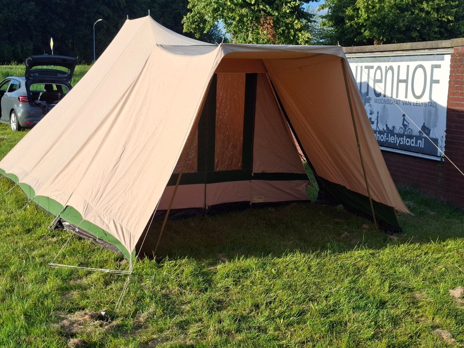 Ten Cate Stormtent, Ophalen, Gebruikt
