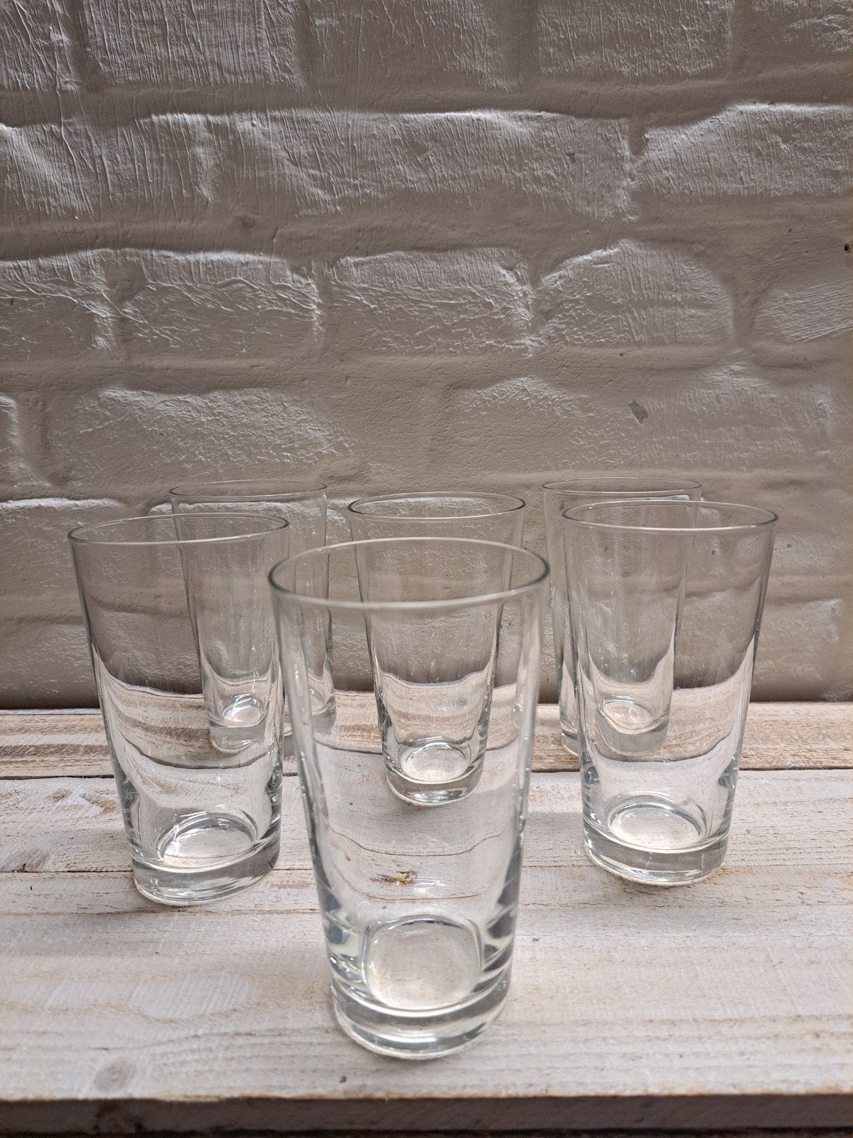 Set van 6 limonadeglazen, Overige typen, Verzenden, Zo goed als nieuw, Glas