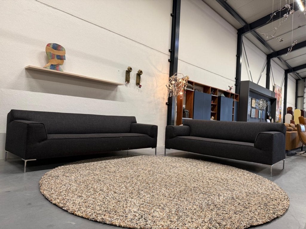 Nieuw Design on Stock Bloq 4 & 3 zits bank senna stof, 75 tot 100 cm, Ophalen of Verzenden, Rechte bank, Stof
