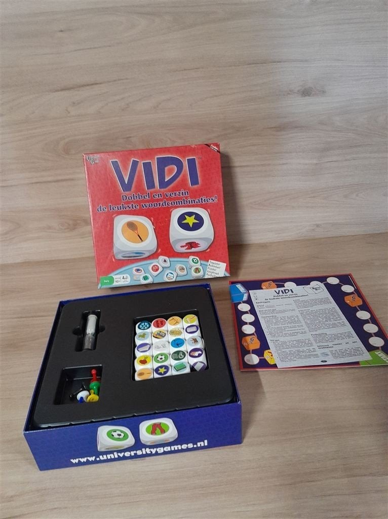 Vidi dobbelspel - s1949, Hobby en Vrije tijd, Verzenden, Zo goed als nieuw