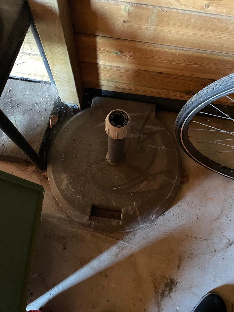 Beton voet voor parasols, Tuin en Terras, Parasols, Ophalen, Minder dan 1 meter, Parasolvoet