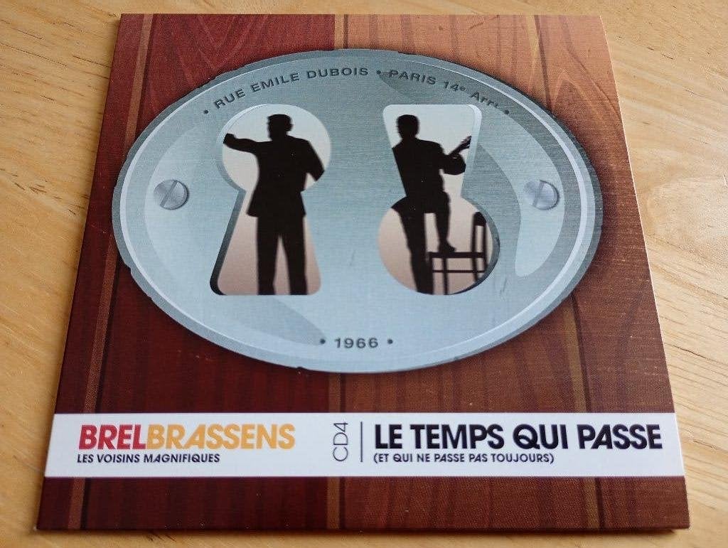 CD Jacques Brel, Georges Brassens - Le Temps Qui Passe, Verzenden, Zo goed als nieuw