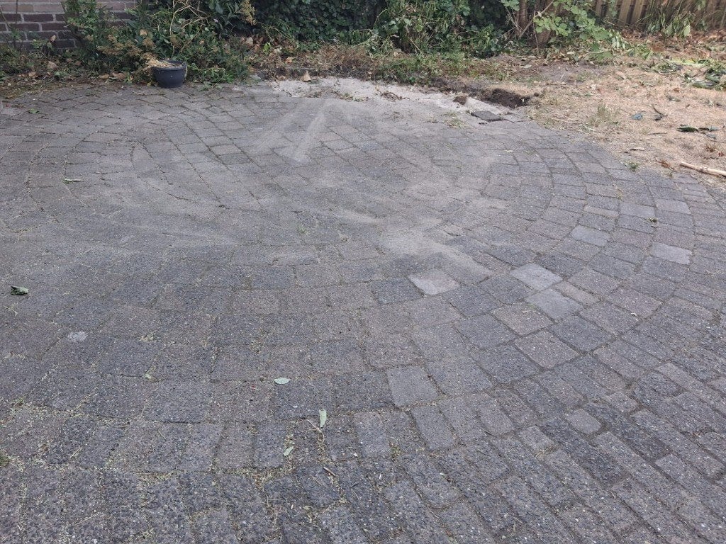 Stenen / klinkers / tegels voor terras ca 22 m2, Tuin en Terras, Ophalen, Gebruikt, Klinkers, 10 m² of meer