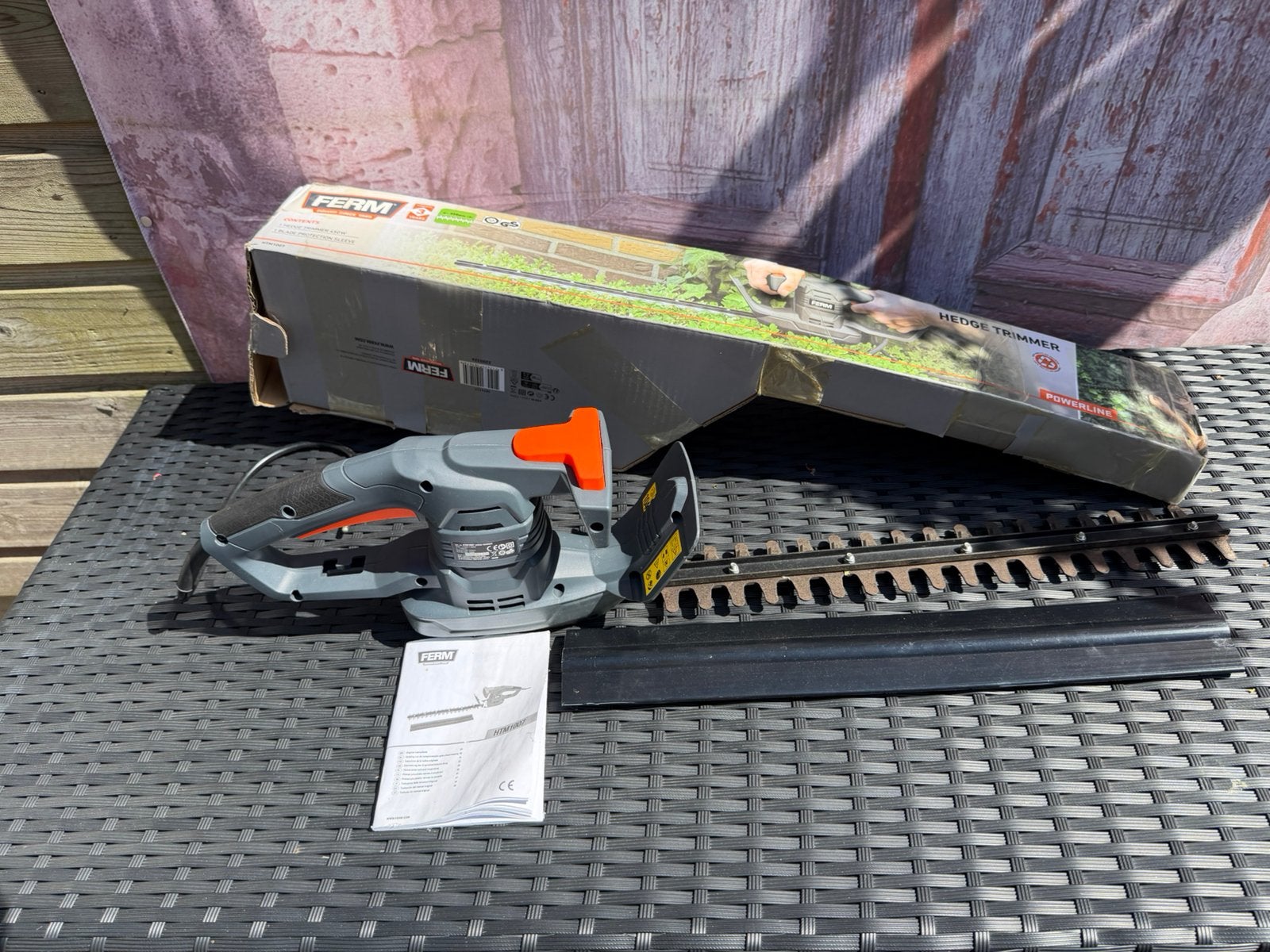 Heggenschaar van Ferm zgan, Tuin en Terras, Heggenscharen, Ophalen, Zo goed als nieuw, Elektrisch
