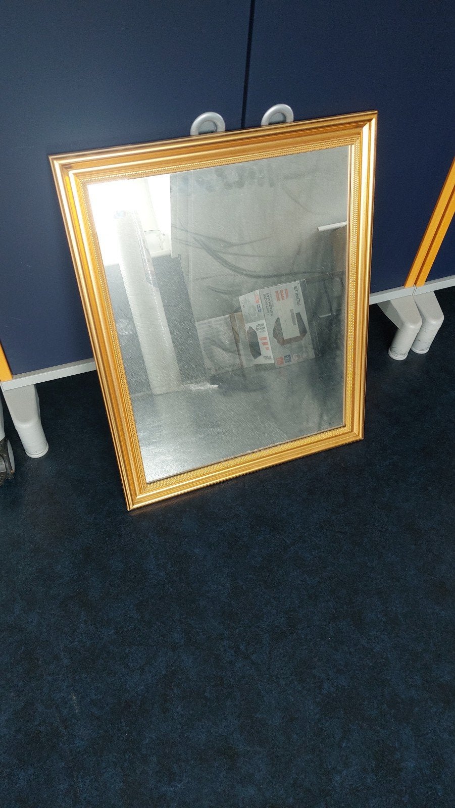 Spiegel met sierlijke lijst, Huis en Inrichting, Woonaccessoires | Spiegels, Ophalen, Minder dan 50 cm, Zo goed als nieuw, Minder dan 100 cm
