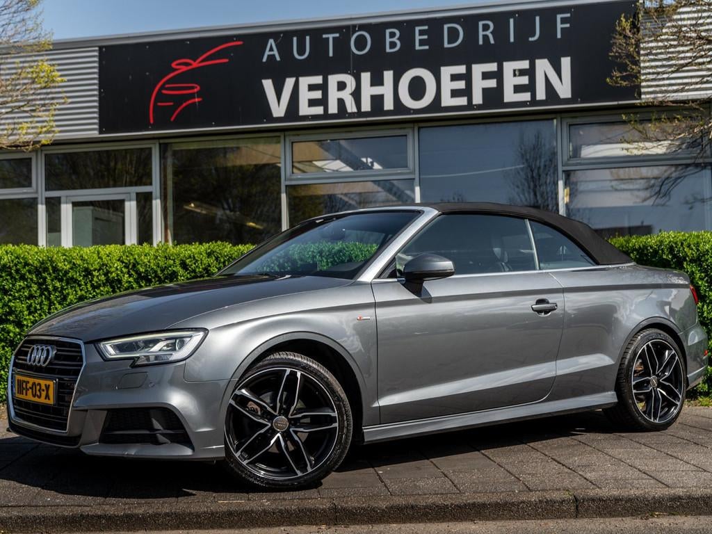 Audi A3 CABRIOLET 35 TFSI S-LINE - CABRIO - AUTOMAAT - XENON, Auto's, Audi, 730 kg, 4 cilinders, 4 stoelen, Leder