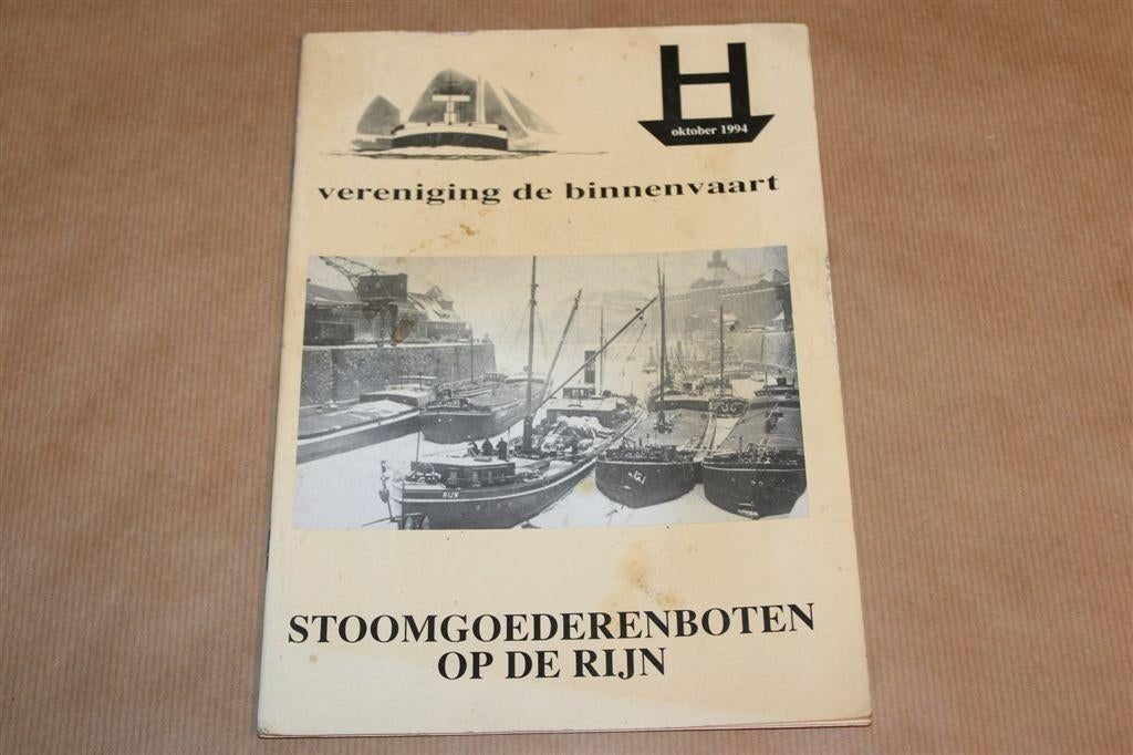 Stoomgoederenboten op de Rijn — Historie Binnenvaart, Gebruikt, -, -, Ophalen of Verzenden