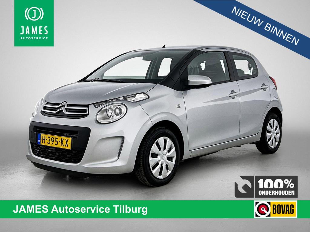 Citroen C1 1.0 VTi Feel AIRCO | LED | 5 DEURS, Auto's, Citroën, Stof, Gebruikt, Euro 6, 4 stoelen