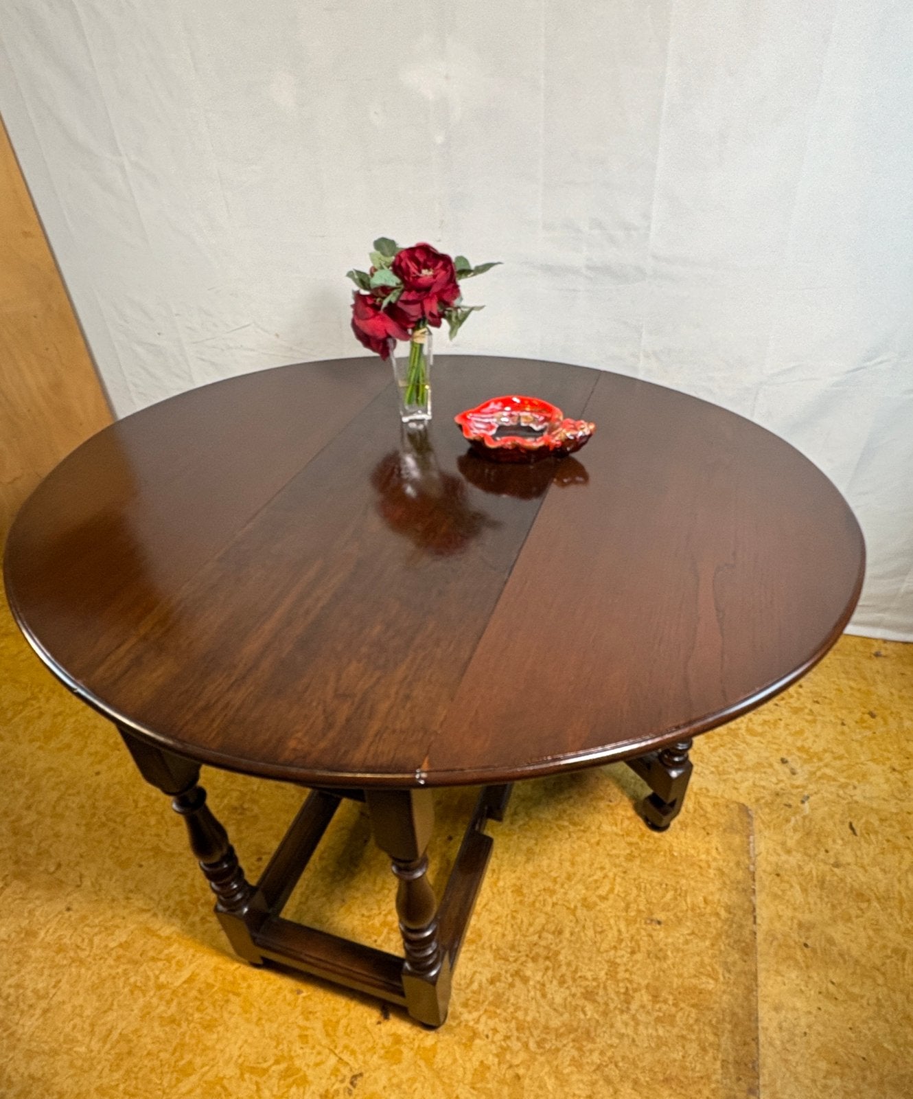 Gratis bezorging!Jacobean Revival massief eikenklaptafel1900, Gebruikt, -, -, Ophalen of Verzenden