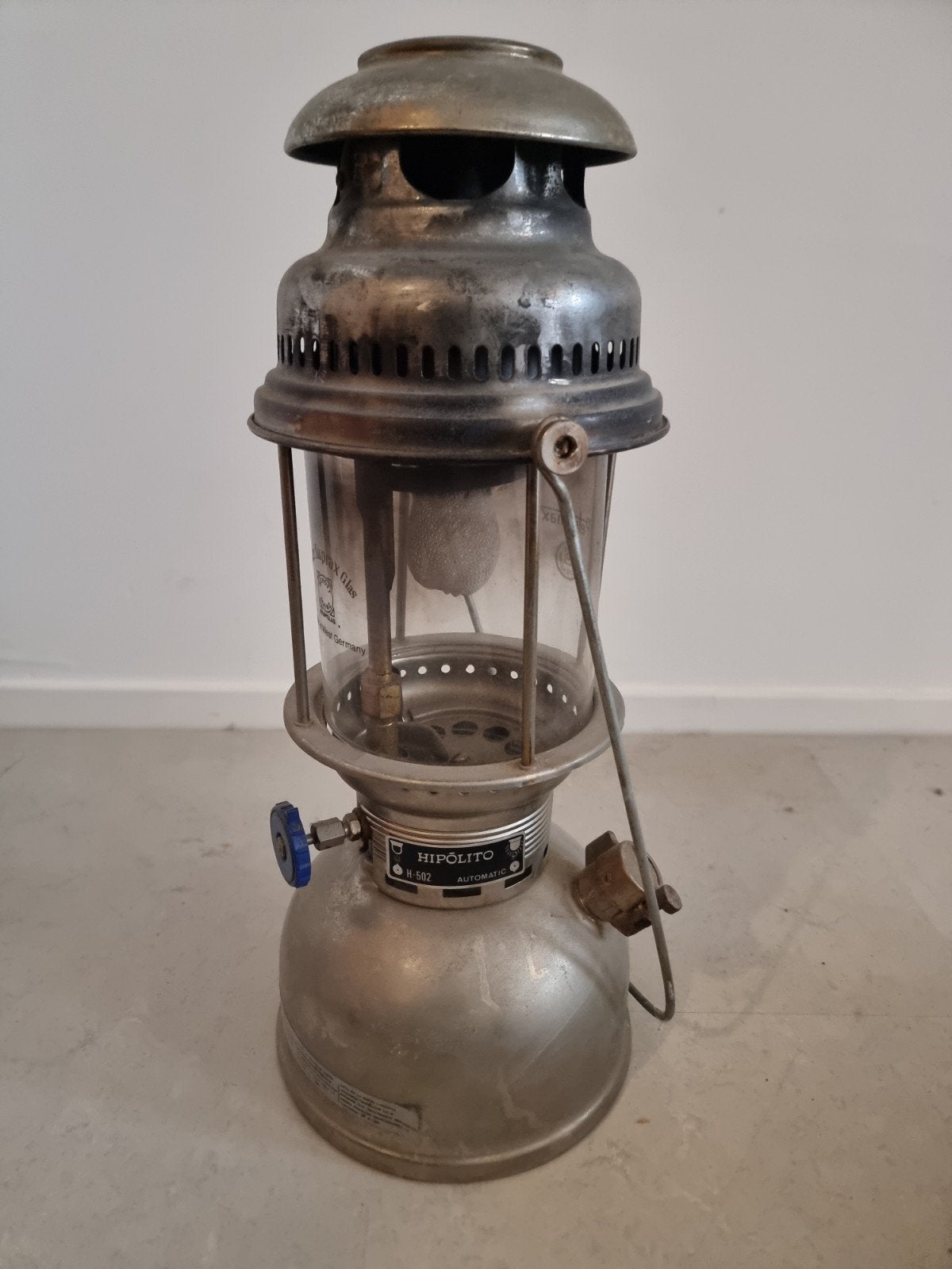 Hipolito H-502 petroleum druklamp, Antiek en Kunst, Ophalen