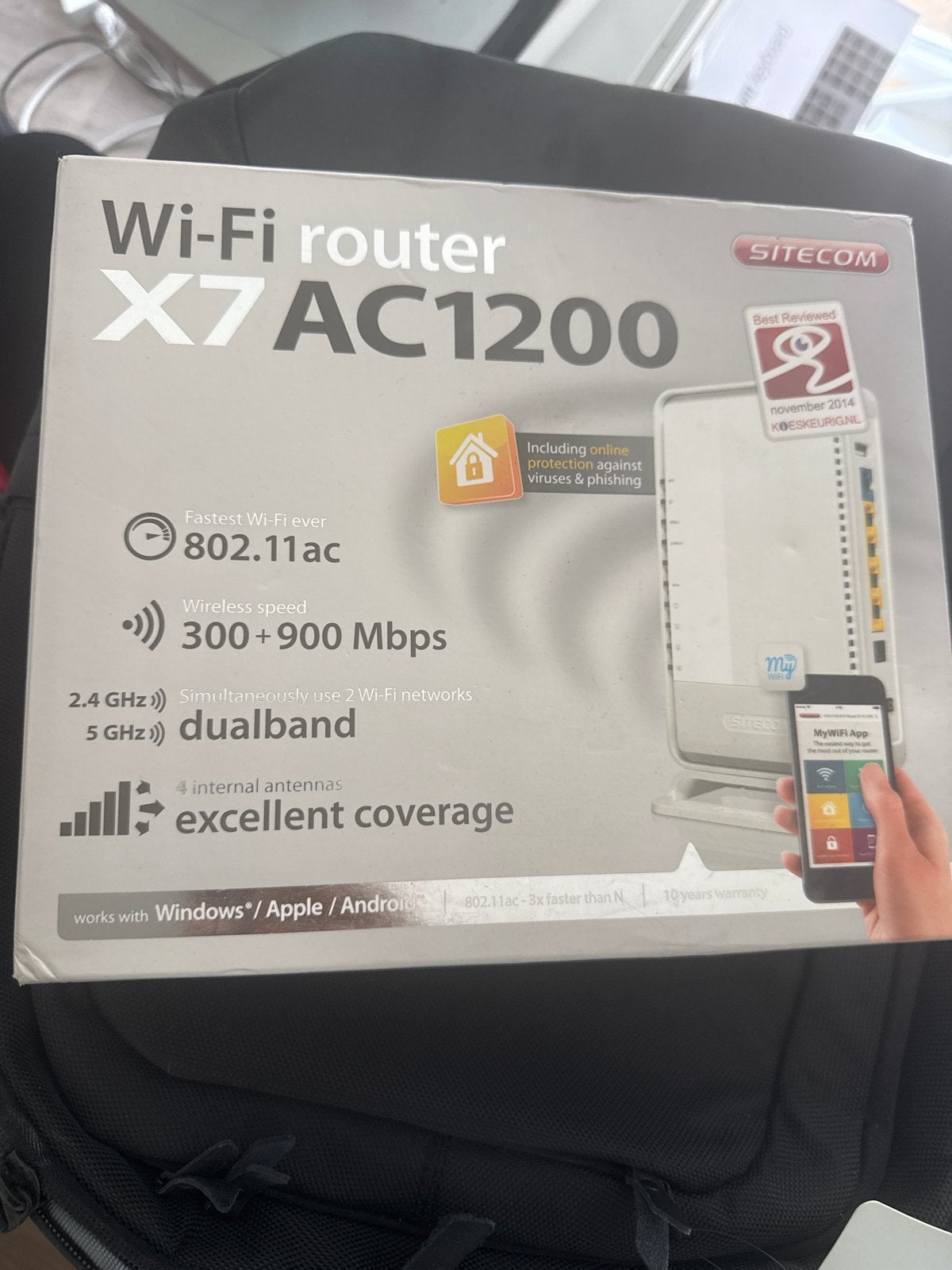 Sitecom Wi-Fi router X7 AC1200 Dualband 300+900 Mbps, Computers en Software, Ophalen, Nieuw, Router