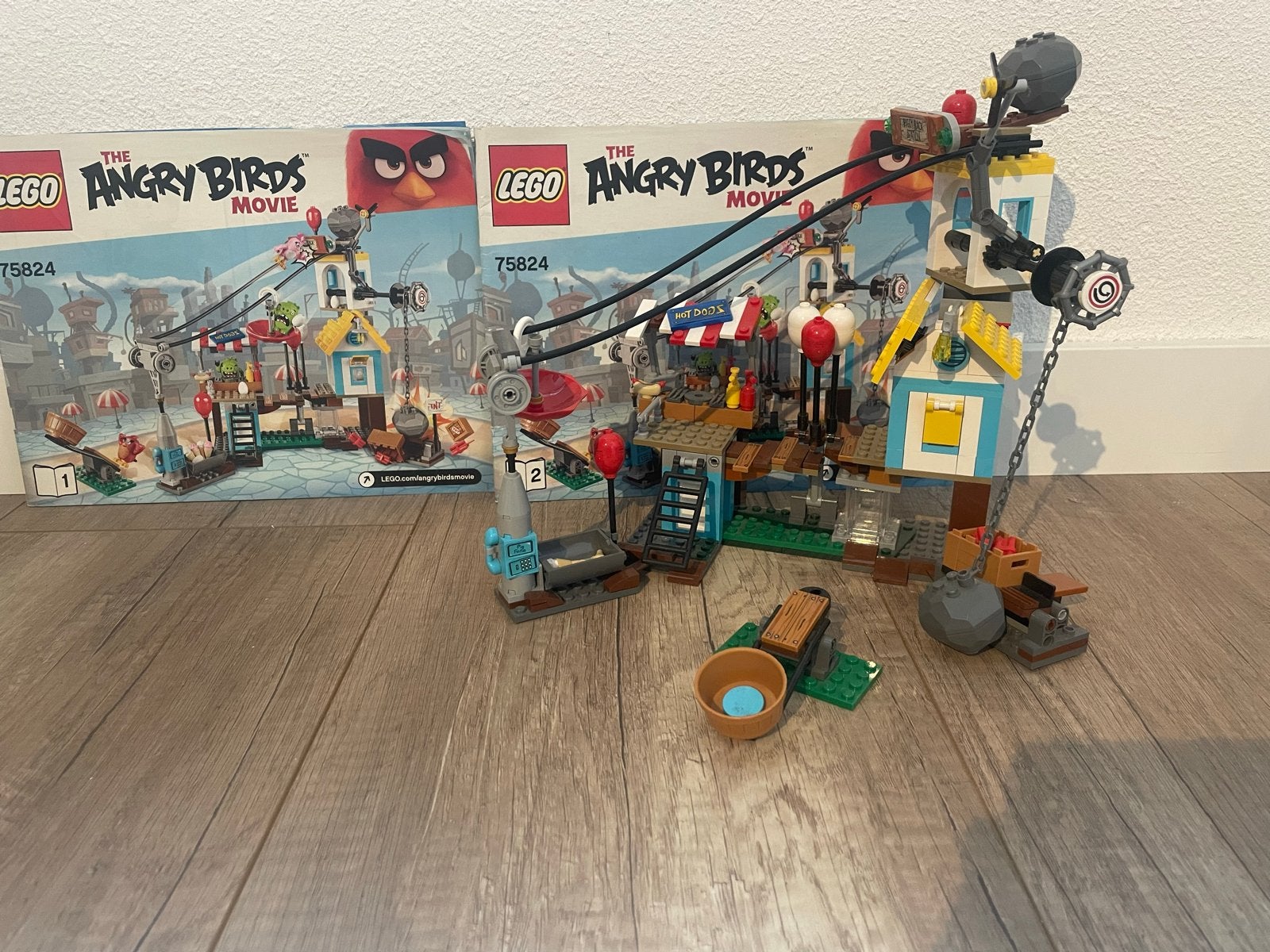 Lego The Angry Birds Movie 75824 Pig City Teardown, Overige thema's, Lego, Ophalen of Verzenden, Zo goed als nieuw