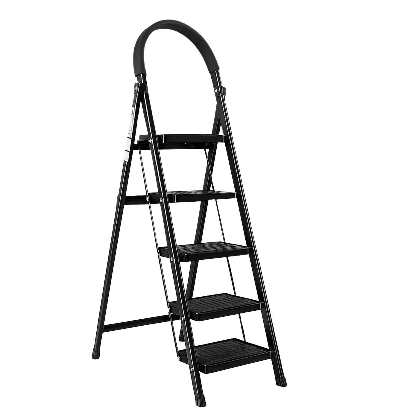 Huishoudtrap Zwart, inklapbaar, antislip, Ophalen, Nieuw, Minder dan 2 meter